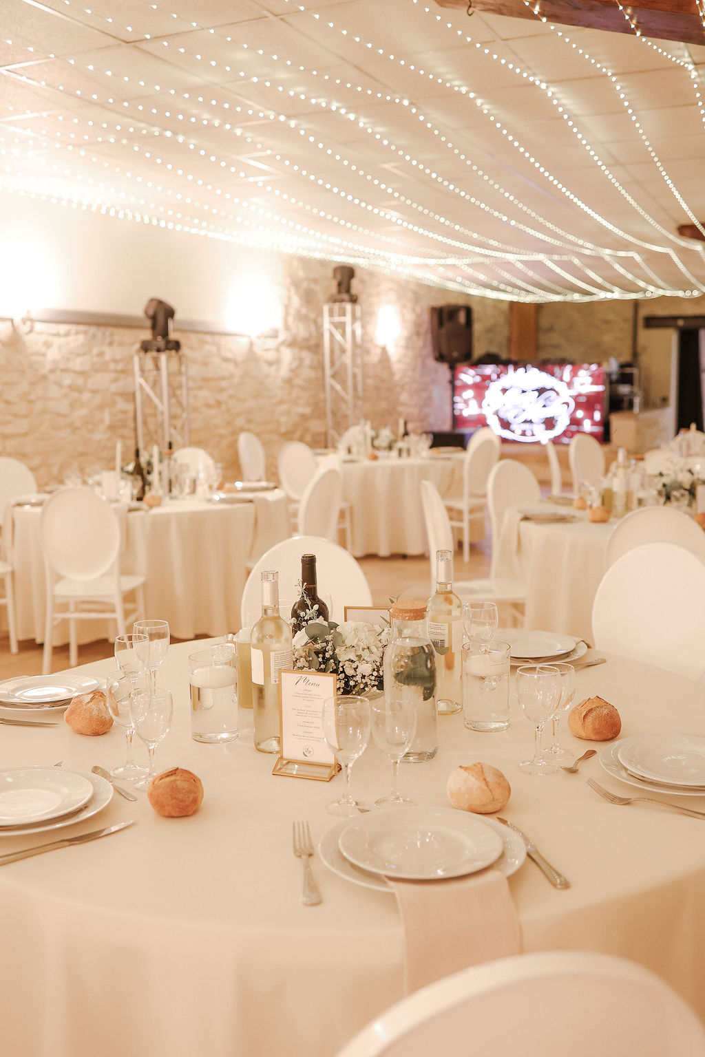 Table salle Salle décorée pour un repas
