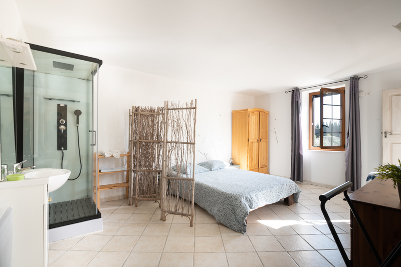 chambre moderne fenetr chambre avec cabine de douche